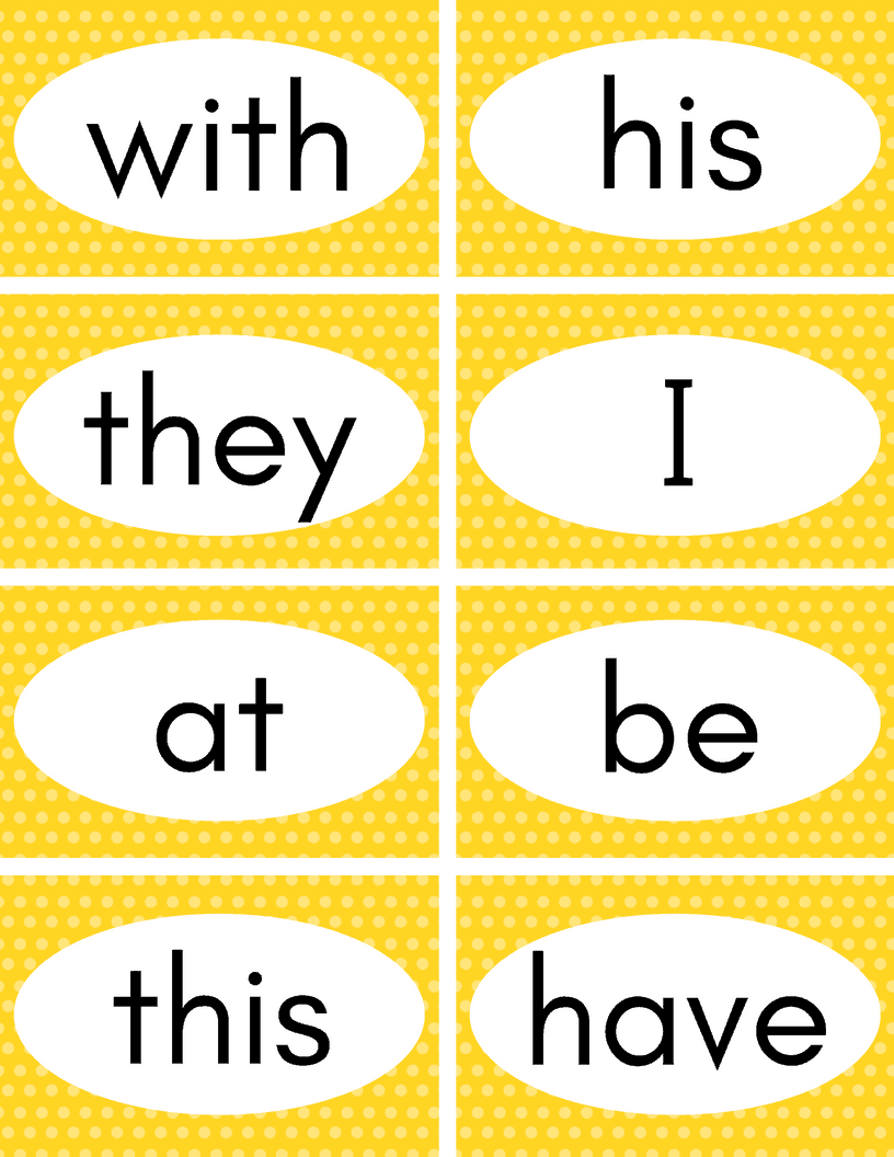 Sight Words Printable Free 29